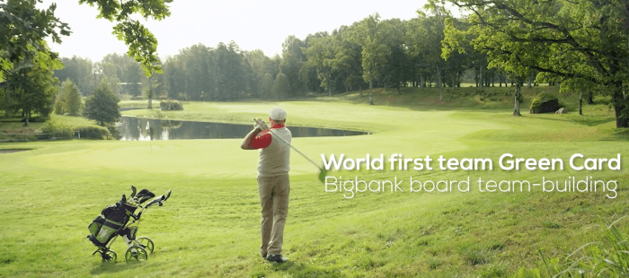 World first team Green Card event